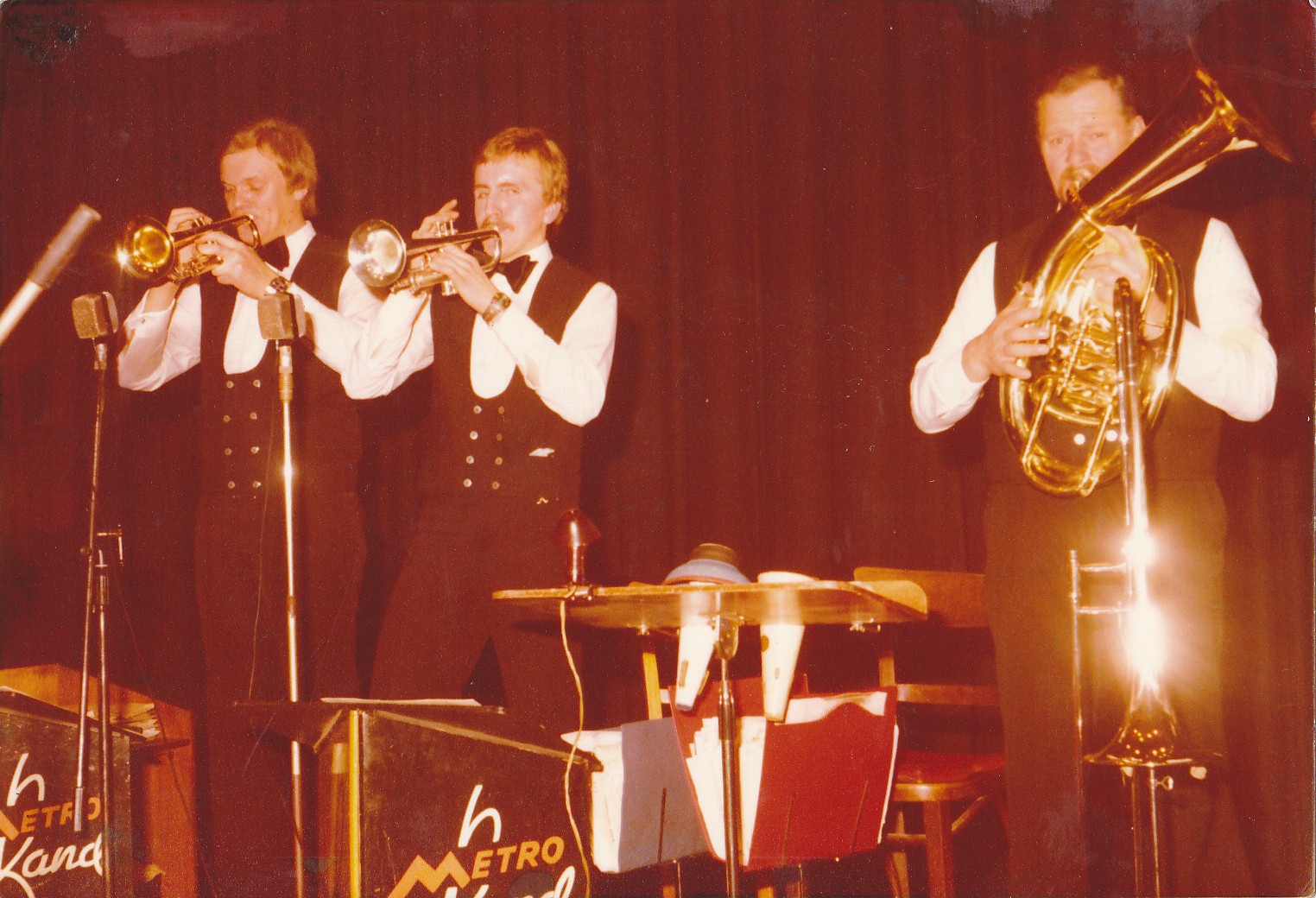 1977 die ersten Bigband-Anfänge mit der Metroband