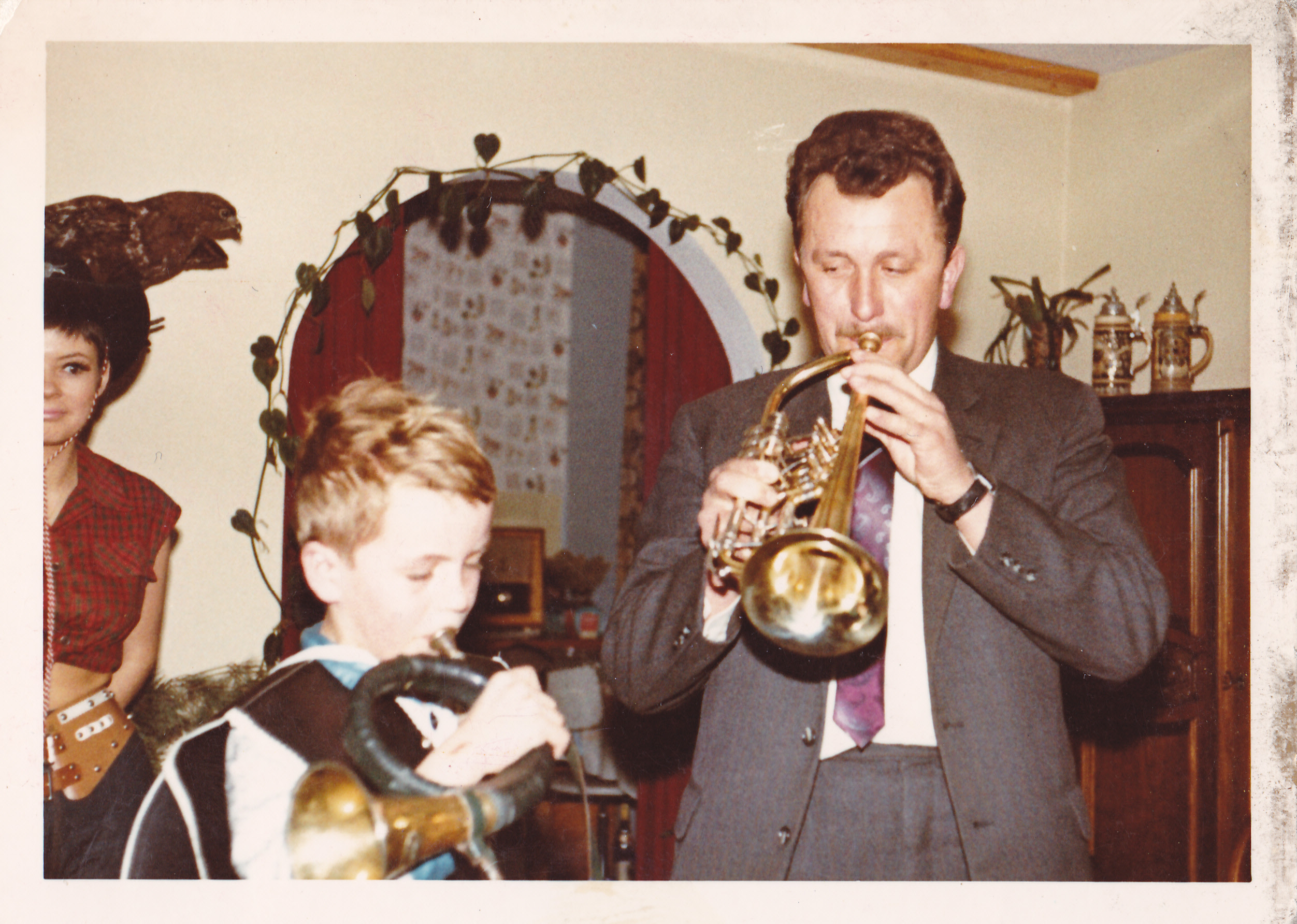 Jagdhorn-Signale mit Vater Oswald