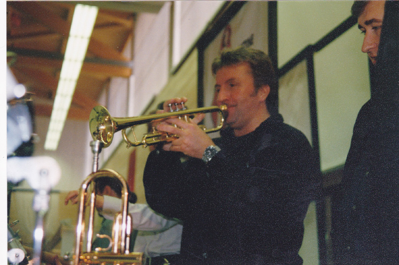 zusammen mit Andrej Lobanov