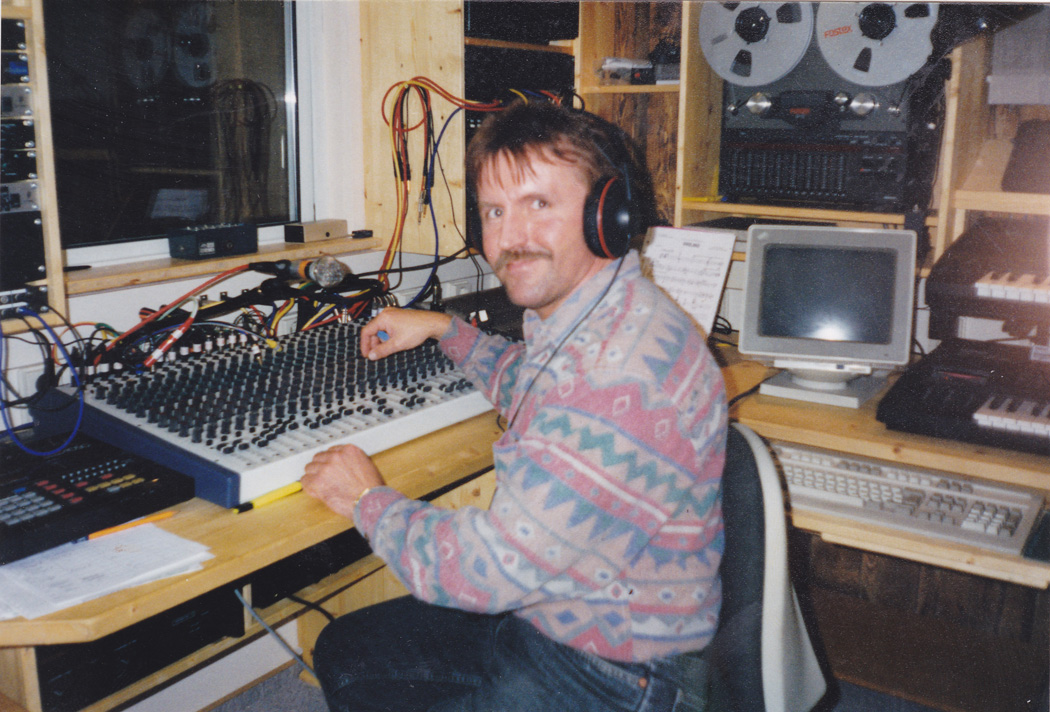Mein Tonstudio im elterlichen Keller...